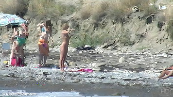 Squirt on the beach My Desi anal fun with AnnalBelle