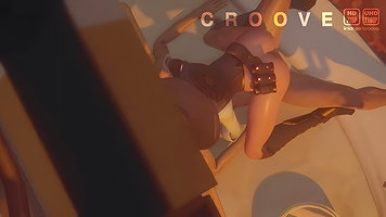 Ashe Croove Overwatch Animated Hentai 3 D CGI Video 2