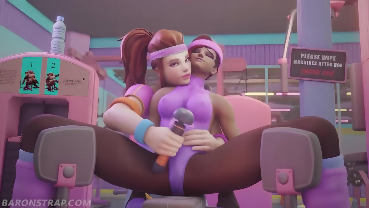 Brigitte and Sombra Baronstrap Anal 3D CGI My Desi