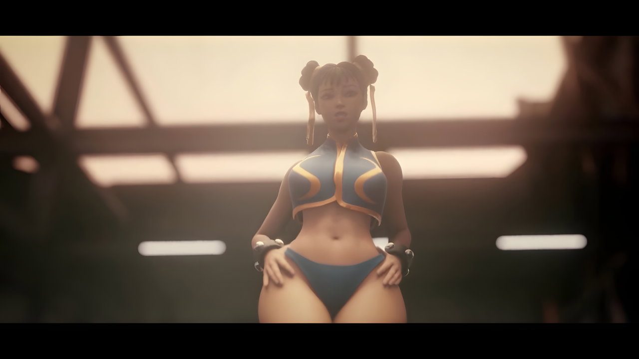 Chun Li ZMSFM Street Fighter Animated Hentai 3D CGI Video