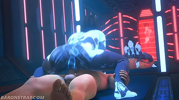 Cortana BaronStrap Halo Animated Hentai 3D CGI Video