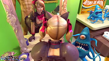 D Va Anal Fuck in 3D CGI MMS Style Sex MMS
