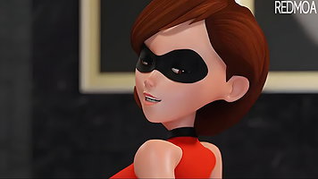 Helen Parr Redmoa The Incredibles Animated Hentai 3 D CGI Video