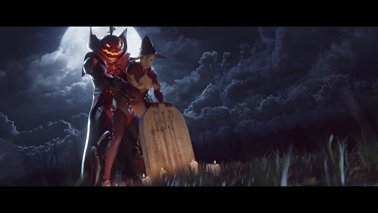 Mercy And Reaper Yeero Overwatch Animated Hentai 3 D CGI Video