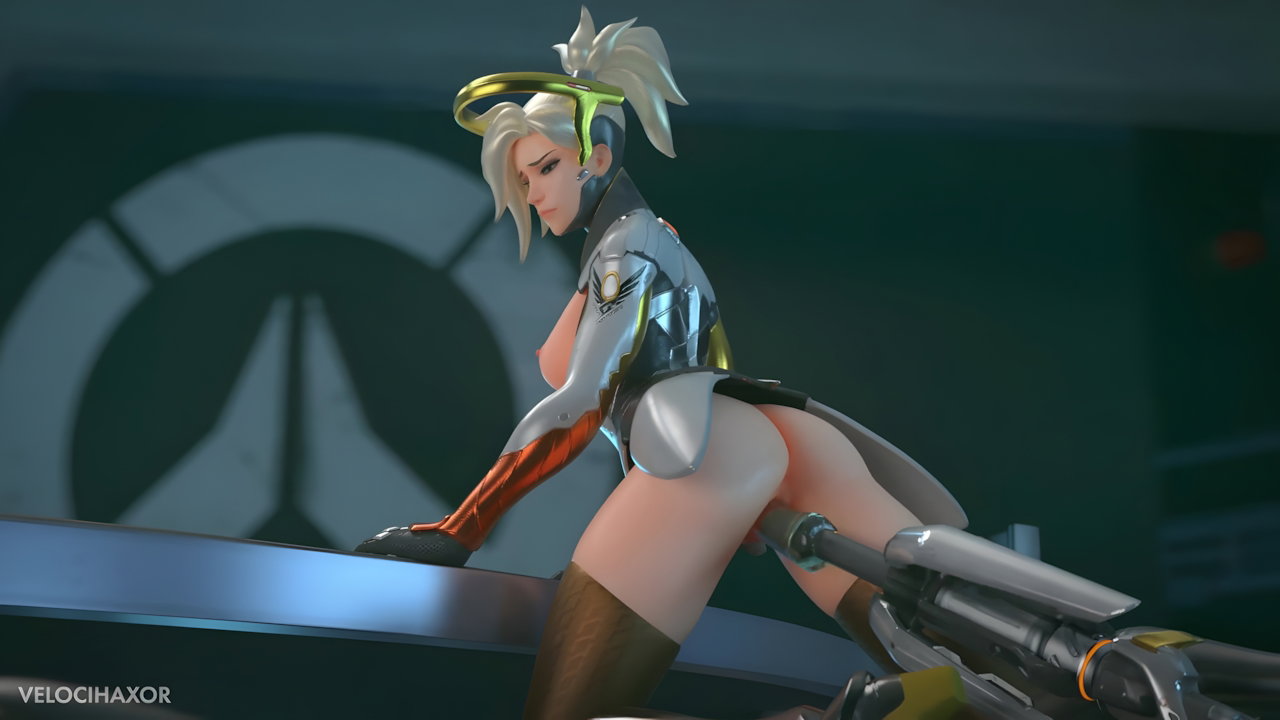 Mercy Velocihaxor Overwatch Animated Hentai 3 D CGI Video 1