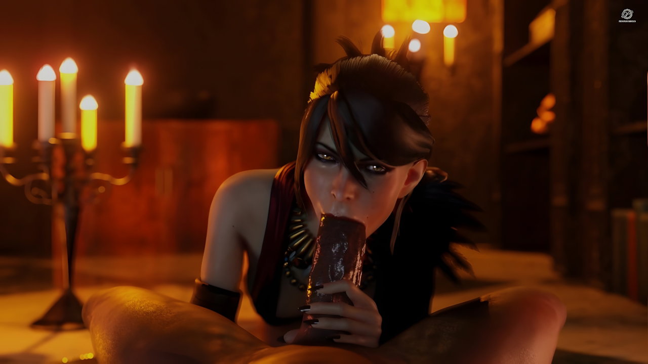 Morrigan Pewposterous Dragon Age Animated Hentai 3 D CGI Video 2