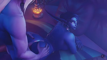 Nightborne Thegrteam Warcraft Animated Hentai 3 D CGI Video