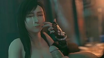 Tifa Lockhart Great M 8 Final Fantasy VII Animated Hentai 3 D CGI Video