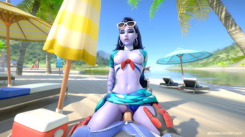 Widowmaker Ellowas Overwatch Animated Hentai 3 D CGI Video
