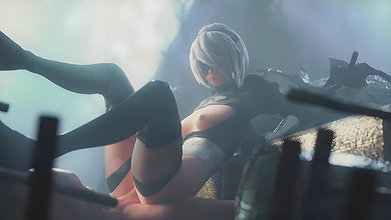 Yorha No.2 Type B SageOfOsiris Nier Automata Animated Hentai 3D CGI Video