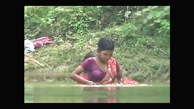 Village Bhabhi Ganga Shower