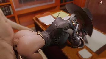 XXX MMS of Ashe in 3D Animated Hentai Style