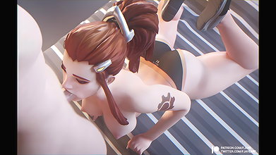 Brigitte Fjaye Overwatch Animated Hentai 3 D CGI Video 2