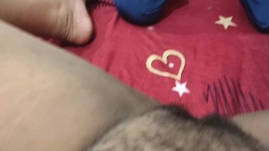 horny and wet pink hairy pussy closeup hole showing