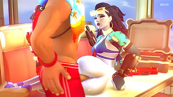 Mc Cree And Widowmaker Bruh Overwatch Animated Hentai 3 D CGI Video