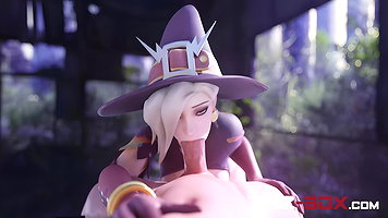 Mercy TIAZ 3 DX Overwatch Anal Sex MMS 3D CGI Video
