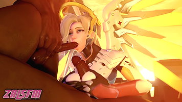 Mercy Zalsfm Overwatch Animated Hentai 3 D CGI Video