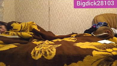 in my bed i put my big cock in my wifes mouth and then i fuck her pussy