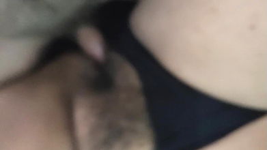 indian college girl in black panti fucked desi puss