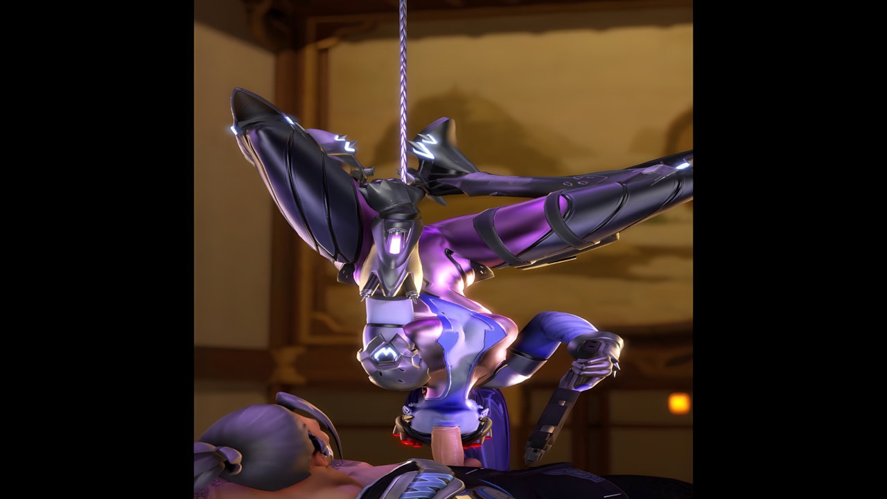 Widowmaker And Hanzo Dude 017 Overwatch Animated Hentai 3 D CGI Video