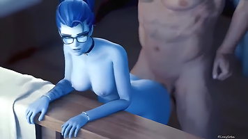 Widowmaker Lazysoba Overwatch Animated Hentai 3 D CGI Sex MMS