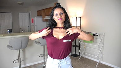 rich bratty stepdaughter wants expensive bag but stepdad wants ass