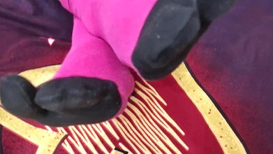 super hot sexy girlfriend playing with a hairy pussy close up showing alone in the room