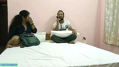 Cuckold Wife Enjoyed Hardsex and Dirty talk with Office Boss!!