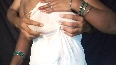 Boob showing with transparent dress