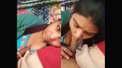 SEXY INDIAN WIFE GIVING BLOWJOB