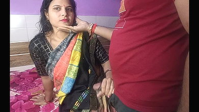 Beautiful Bhabhi Calls Her Husband’s Friend Home and Fucks Him When Her Husband Is Out