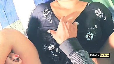 Sexy hot village married girl deep fucking on bed and dirty talk