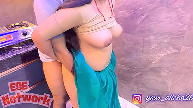 Alisha Got Fucked by Her Devar While Making Reels in the Kitchen