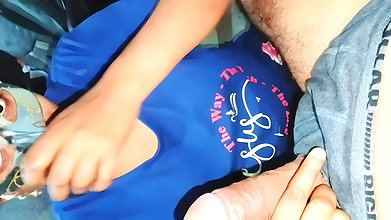 Indian village bhabhi sucking big dick for Cumshot in mouth , best oral sex face fucking deep throat video