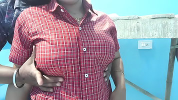My Desi friend fucked me hard at school home alone
