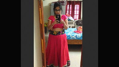 Anchu Busty GF NUDE spying on her MOTHER