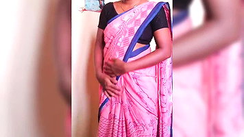 ammu dress change nighty to saree big tits ammus boobs show