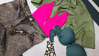 Hot Casual Wear Try on Haul with Green Bra & Thong