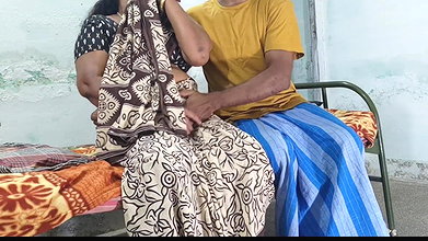 While My Stepmother Was Drinking Water, I Went There, Pulled Her Saree, and Had Sex with Her